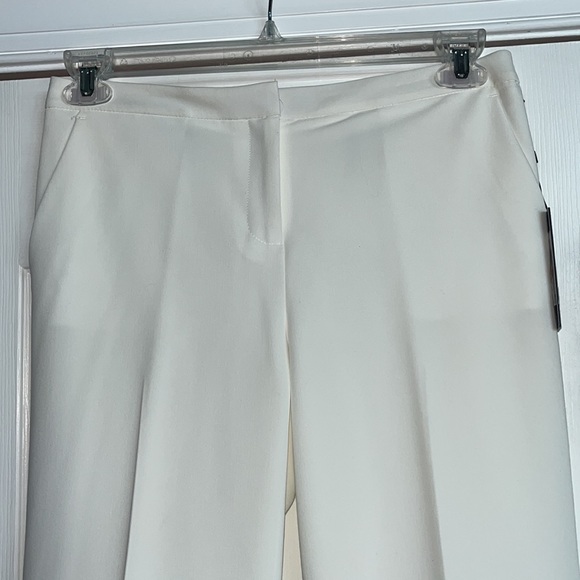 Tommy Hilfiger Ivory Fairfield Trousers Relaxed Fit Size 2 NWT - Picture 10 of 16